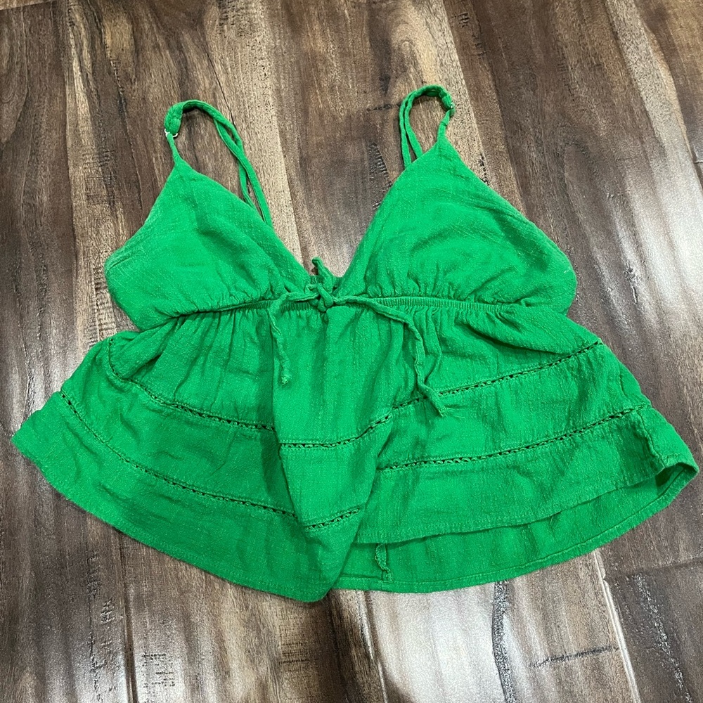 Green Women's Top